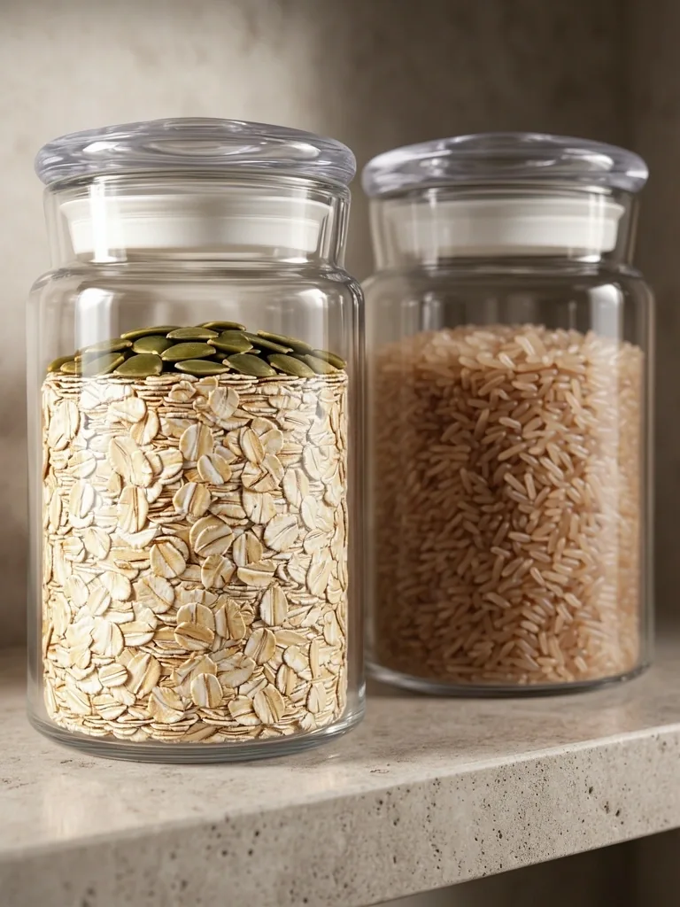 Healthy pantry organization